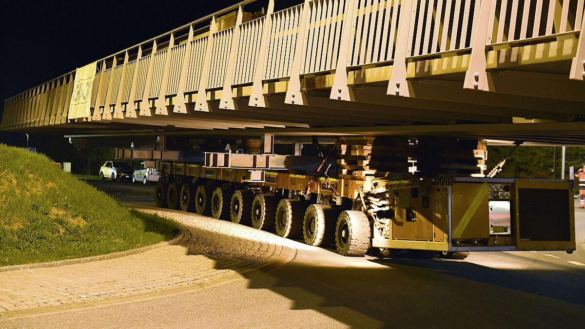 Transport Brückengeländer mit Verbindungen. 