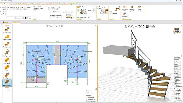 Effiziente CAD-Lösungen für den Treppenbau