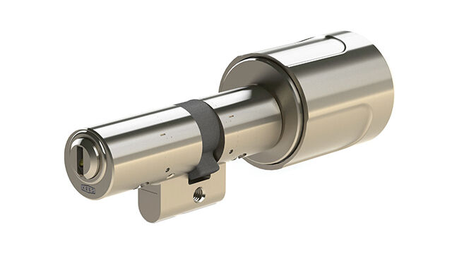 Die KESO Integra Zylindervariante Drehknauf ist der einzige auf dem Markt verfügbare Rundzylinder, der ohne Verschraubung oder Bajonettverschluss auskommt